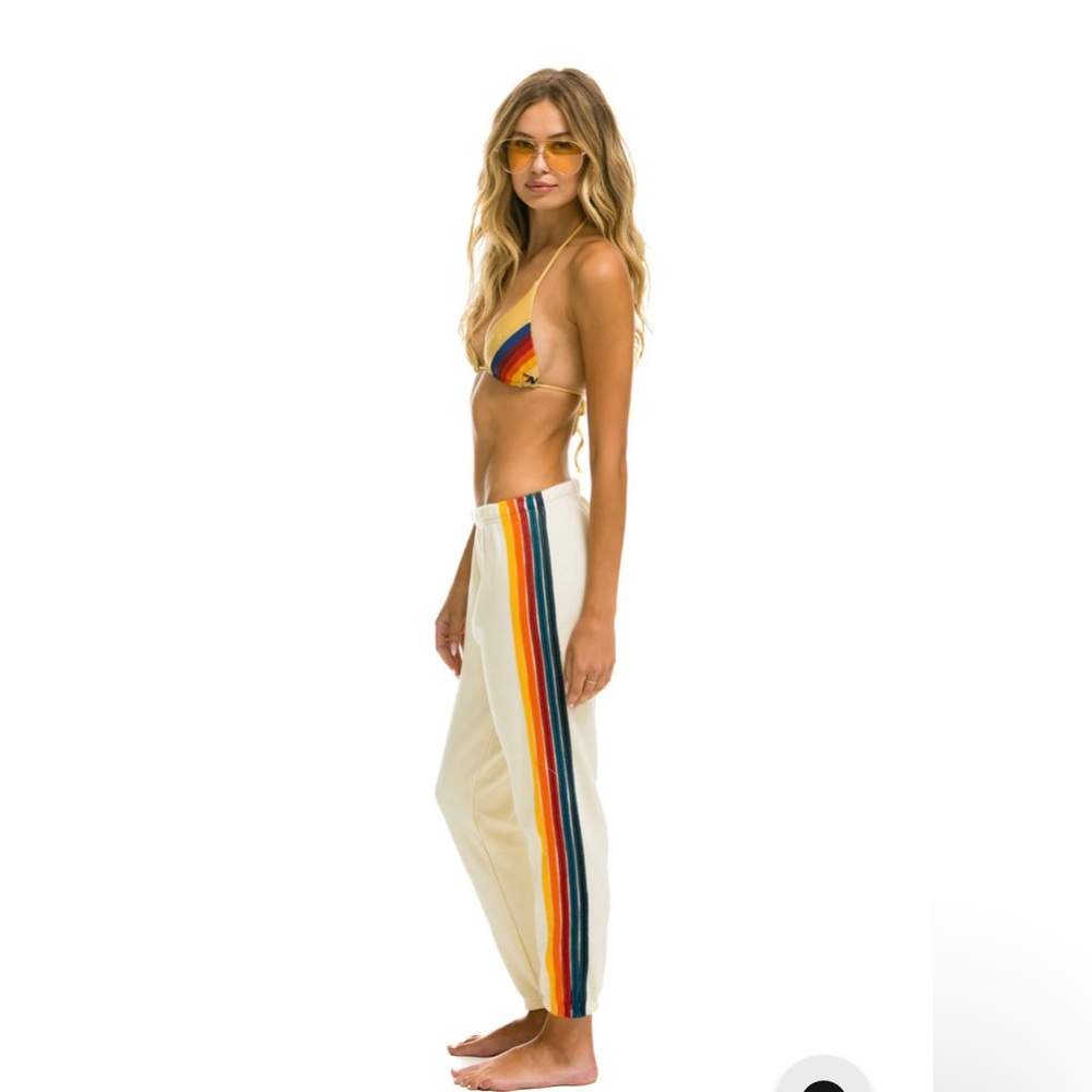 Aviator Nation, Size M 5 stripe sweatpants